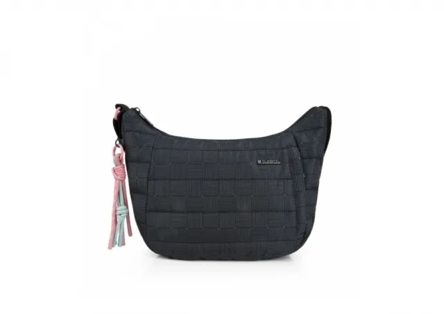 Torba na rame ženska 31x22x7 cm Hanae Gabol crna 16TRZG604212