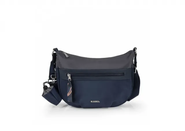 Torba na rame ženska 31x22x7/11 cm Luna Gabol plava 16TRZG604612