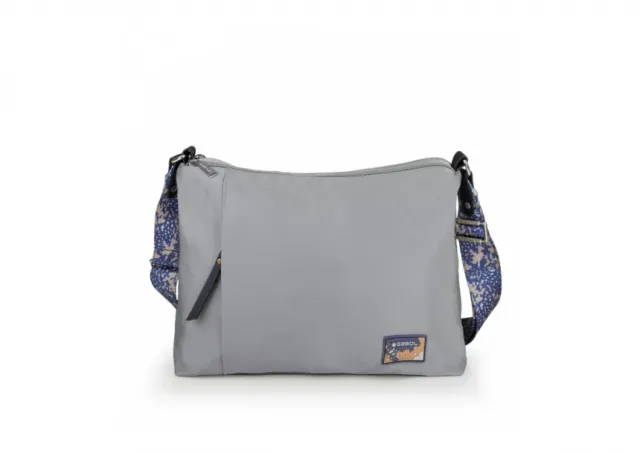 Torba na rame ženska 33x24x9 cm Luz Gabol siva 16TRZG603814