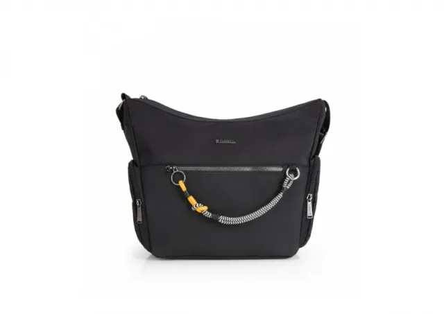 Torba na rame ženska 34x25x10 cm Aisha Gabol crna 16TRZG604420