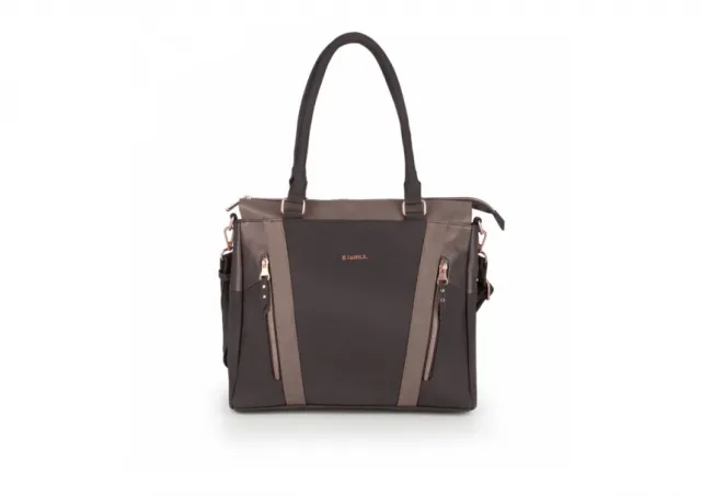 Torba na rame ženska 39x30x10 cm Thelma Gabol braon