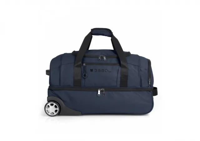 Torba putna sa točkićima 2 odeljka 55x32x29 cm  51l/2,2 kg Canada Gabol tamno plava 16KG125216EB