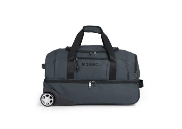 Torba putna sa točkićima 2 odeljka 55x32x29 cm  51l/2,2 kg Canada Gabol tamno zelena 16KG125216FB