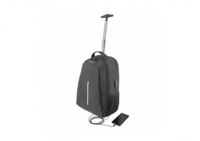 TORBA ZA LAPTOP 15.6" TROLLEY ROLLY USB PORT CRNA