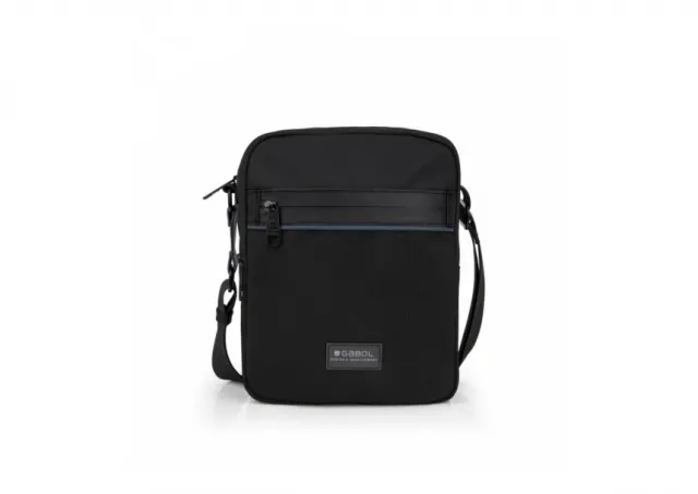 Torbica na rame muška 20x25x8 cm Darek Gabol crna 16TRMG546412B