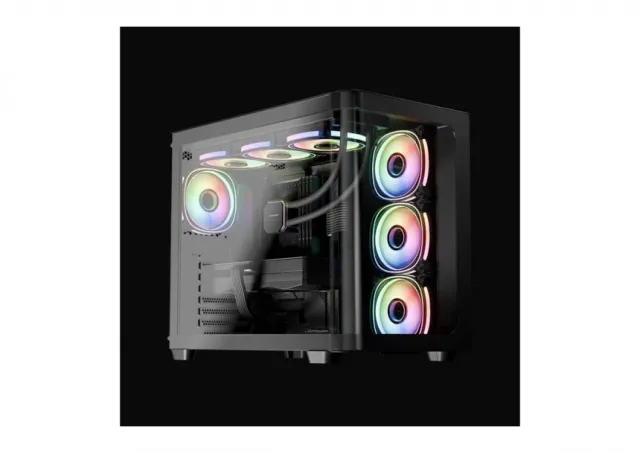 TOWER LC Power Gaming 8001W-ON Pro-Storm Light 4x120mm ARGB Fan  1xUSB3.0 2xUSB2.0 1xUSB3.0 Type-C White