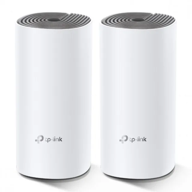 TP-Link Deco E4 Mesh WiFi sistem AC1200Mb/s (2 rutera E4R u pakovanju) Dual-Band 2.4 & 5GHz, 2 x LAN, do 100 istovremenih konekcija, Parental Controls, Deco app