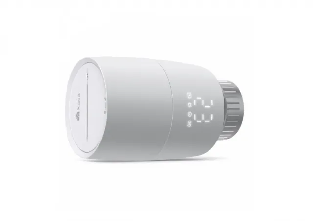 TP-Link Tapo / Kasa KE100 bežični smart termostatski radijatorski ventil, podešavanje ciljane temperature ručno na displeju ili iz Tapo, Kasa ili dr. aplikacije, osetljivost 0.1ºC, adapteri za montažu