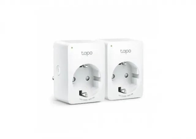 TP-Link Tapo P110 (2-pack) Smart 230V strujna šuko utičnica do 16A – 3.68KW (2kom), WiFi 802.11b/g/n, udaljeni pristup, on/off po zadatom rasporedu ili u slučajno vreme, Energy Monitoring, Tapo app