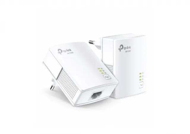 TP-Link TL-PA7017KIT 1000Mbps Powerline Adapter Kit (2 kom komplet) Gigabit LAN port za mrežu preko strujne instalacije, plug&play, domet do 300m, power-saving, 128-bit AES kriptovanje
