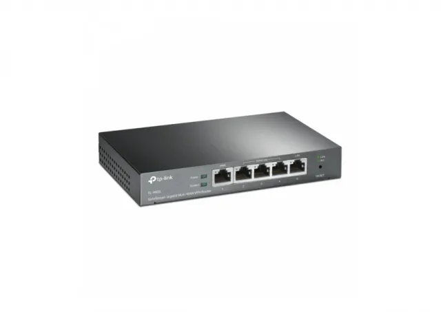 TP-Link TL-R605 (ER605) Omada VPN Gigabit Firewall ruter – 1 WAN + 3 WAN/LAN + 1 LAN, VPN IPsec / OpenVPN / L2TP / PPTP, smart load balance/ app optimized/ link backup, IP/MAC/URL filter, Zero-Touch Provisioning & Cloud