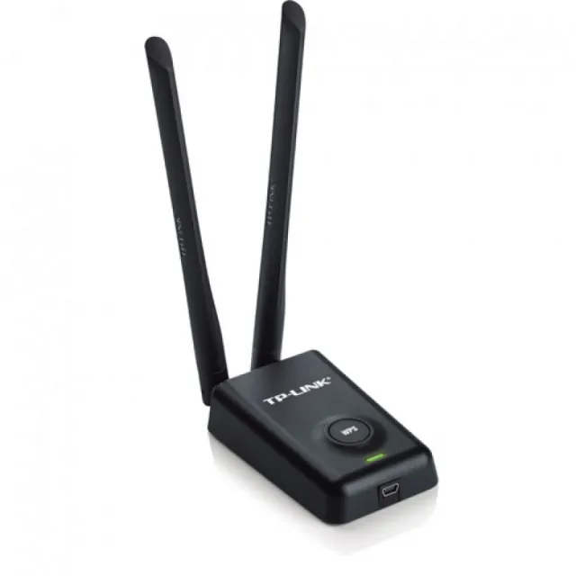 TP-Link TL-WN8200ND 300Mb/s high-power bežična 2.4GHz USB kartica do 500mW + 2 x RP-SMA antena 5dBi + USB kabl 1.5m, WPS dugme za brzo WiFi kriptovanje, Easy setup utility, do 10 x veći domet od standardnih WiFi adaptera