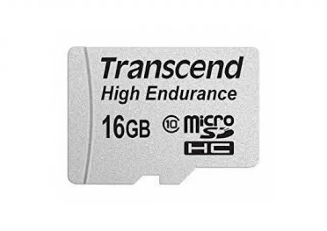 Transcend Micro SD 16GB (Class 10), w/SD adapter Video Recording