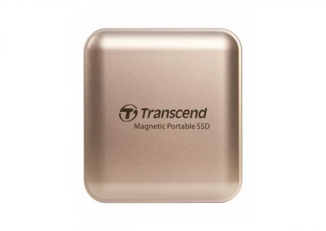 Transcend TS1TESD420G 1TB, External SSD, ESD420G, USB 3.2 Gen 2x2 (up to 20Gb/s), USB Type-C, Supports MagSafe, Write up to 2,000 MB/s, Read up to 2,000 MB/s, Champagne Gold