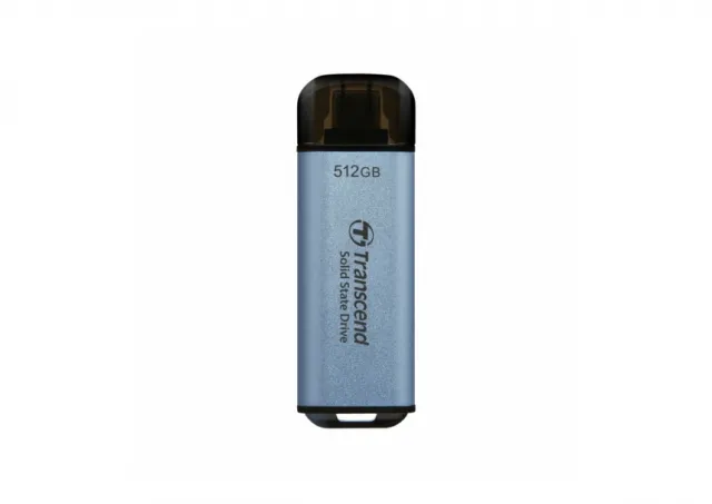 Transcend TS512GESD300C 512GB, Portable SSD, ESD300C, USB 10Gbps, Type C, Sky Blue