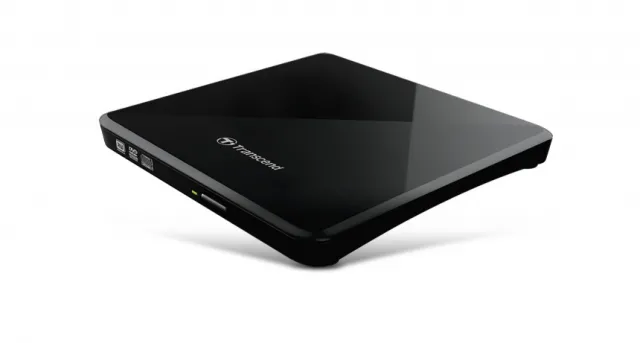 Transcend TS8XDVDS-K DVD±R External Ultra Slim 8X, Dual Layer, Retail, USB powered, Black
