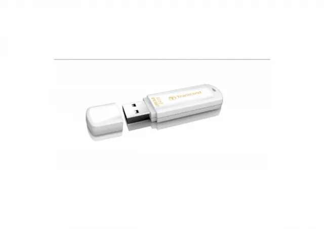 Transcend USB 64GB, JetFlash 730, USB3.1 Gen1, 80/25 MB/s, White