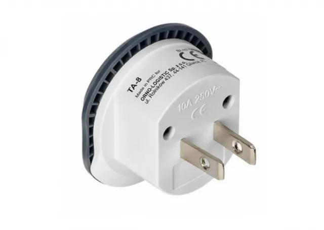 Travel adapter TA-8 USA 110-20V/10A Travel adapter (type A,B)