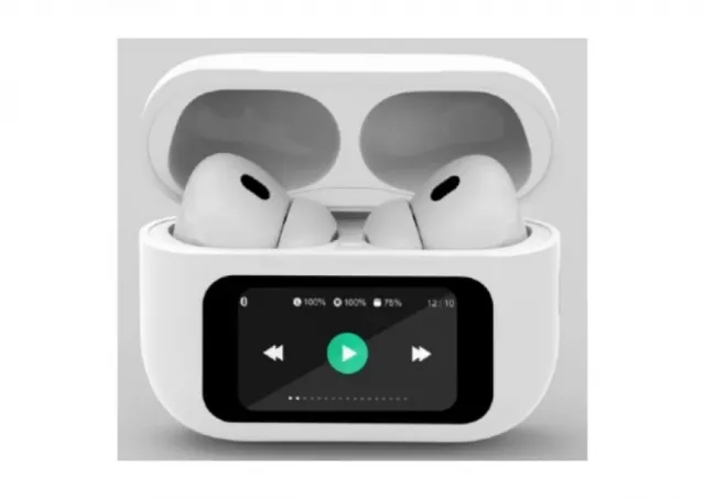 TWS-LCD-ANC-01-W Gembird bluetooth V5.1 slusalice, TWS, LCD display, Active Noise Cancelling, White
