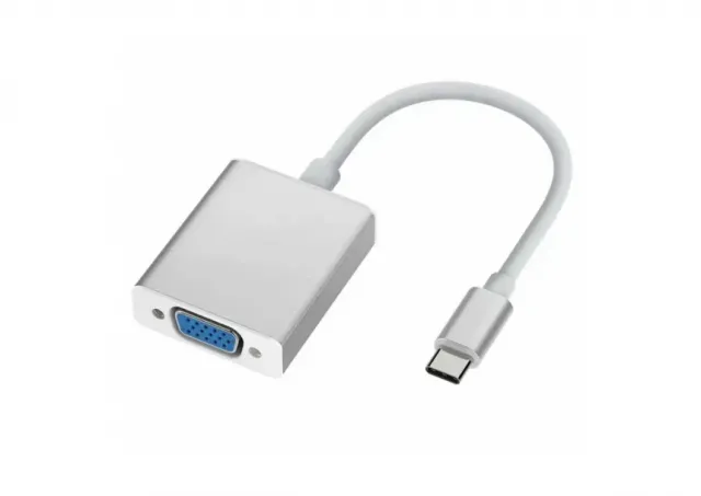 Type C na VGA adapter aluminium TC2V-060      55-060