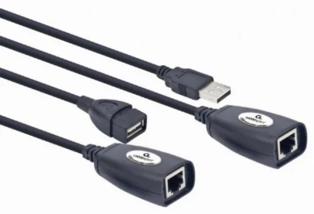 UAE-30M Gembird USB extender works with CAT6 or CAT5E LAN cables 30m 2551