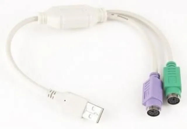 UAPS12 Gembird USB USB to 2 ports PS/2 adapter 30cm kabl 2539