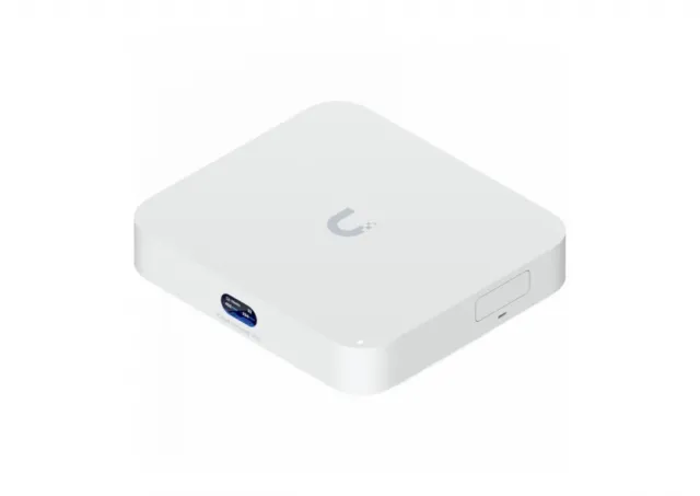 Ubiquiti UCG-MAX-EU Compact 2.5G Cloud Gateway with 30+ UniFi device / 300+ client support, 1.5 Gbps IPS routing, and selectable NVR storage, 1.5 Gbps routing with IDS/IPS, 512 GB NVMe SSD storage for NVR