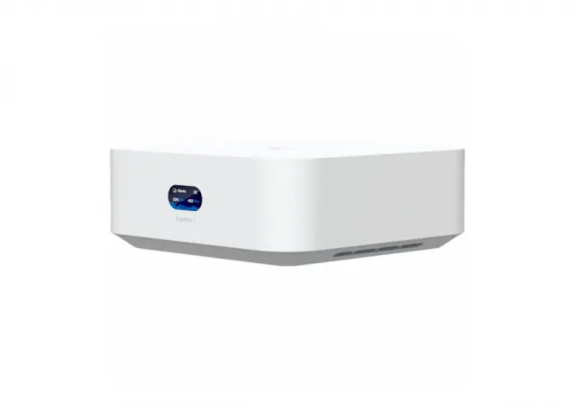 Ubiquiti UniFi Express 7 UX7 Mesh-scalable, super-compact 10G Cloud Gateway with integrated WiFi 7, 10 GbE RJ45 WAN port, 2.5 GbE RJ45 LAN port to extend network, up to 30+ UniFi devices and 300+ clients