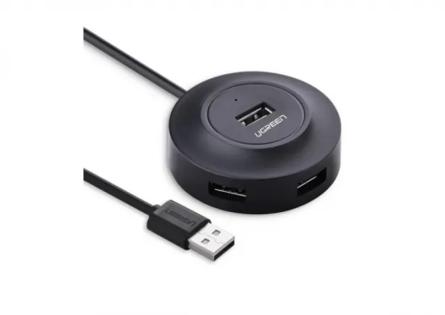UGREEN USB Hub 1/4 1m Crni CR106 2.0