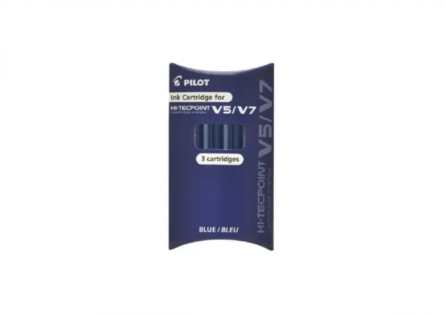 ULOŽAK PILOT ZA V7/V5 HI-TECPOINT REFILLABLE PLAVI 3/1