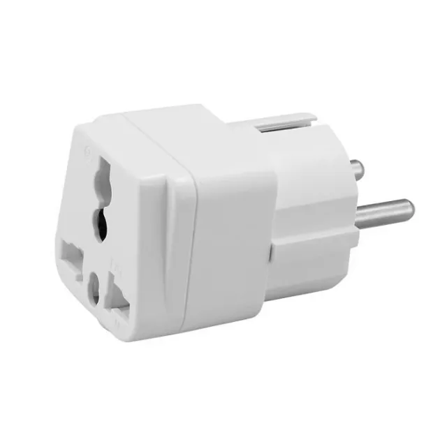 Univerzalni putni adapter 250V beli 10A