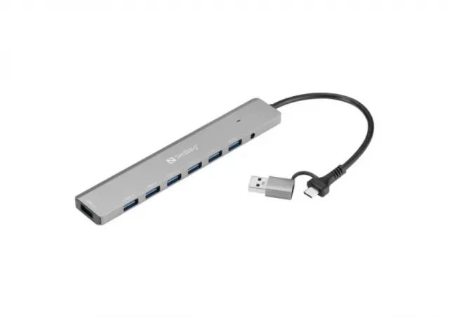 USB HUB Sandberg 136-66 USB-A/USB-C 7 port USB 3.0