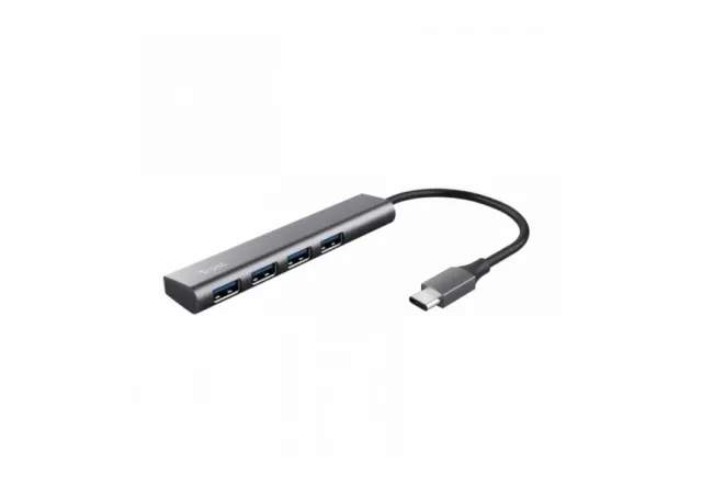 USB HUB Trust HALYX USB-3.2 4xUSB siva (24948)