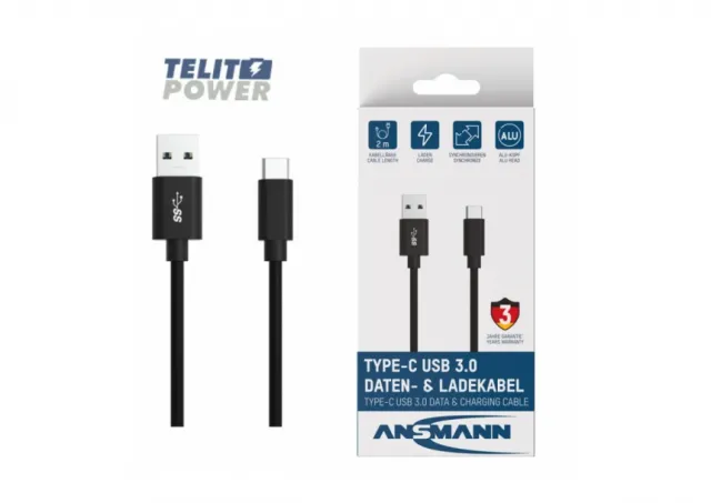 USB kabl Tip C - USB 3.0 200 cm ANSMANN