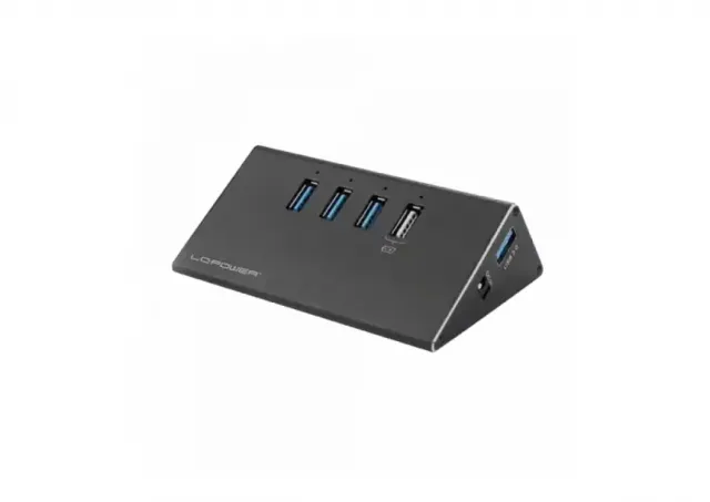 USB LC Power LC-HUB-ALU-2B-4 HUB 4port USB3.0 Aluminium New