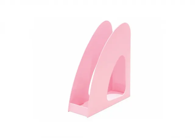 Uspravni držač za dokumentaciju "RE-LOOP" pastel Han roze