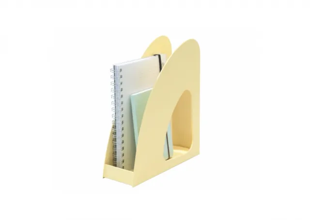 Uspravni držač za dokumentaciju "RE-LOOP" pastel Han žuta 05UD16219G