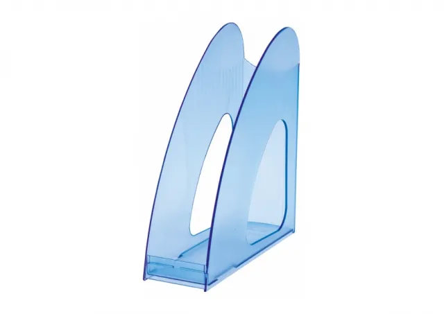 Uspravni držač za dokumentaciju TWIN Han transparent plava