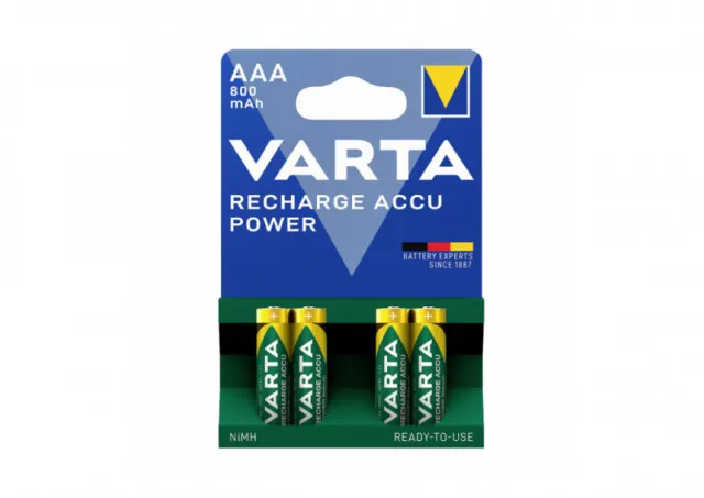Varta punjive baterije AAA 800 mAh VAR-NH-AAA800/BP4