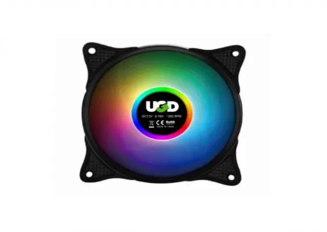 Ventilator UGD WAVE H17I RGB/120mm x 25mm ventilator/crna