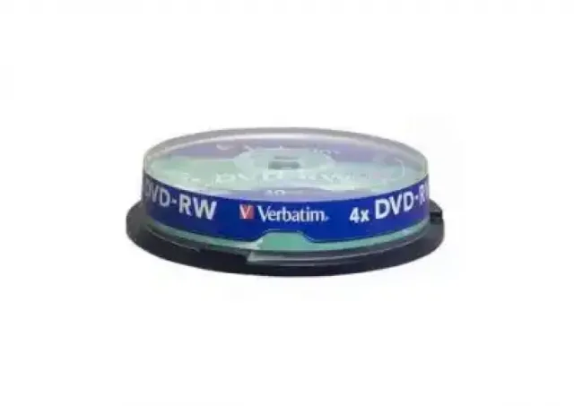VERBATIM DVD-RW 4.7GB 4X 43552 MATT SILVER