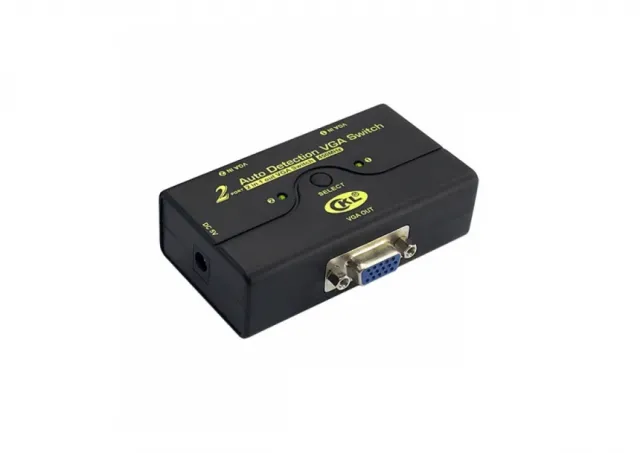 VGA svič CKL-21A 2-IN/1-OUT, bandwidth 450MHz, Max resolution 2048x1536