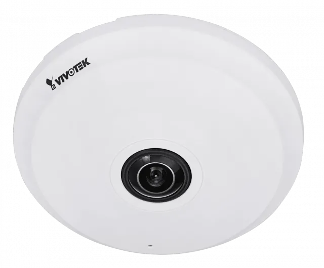 Vivotek FE9191 12-MPix 360° Panomorph Fisheye dan-noć IP kamera, H.265, WDR Pro 120dB, Smart 360 VCA (Intrusion Detection, Crowd Detection, Loitering Detection), Panoramic PTZ, Dewarping, Trend Micro IoT Security