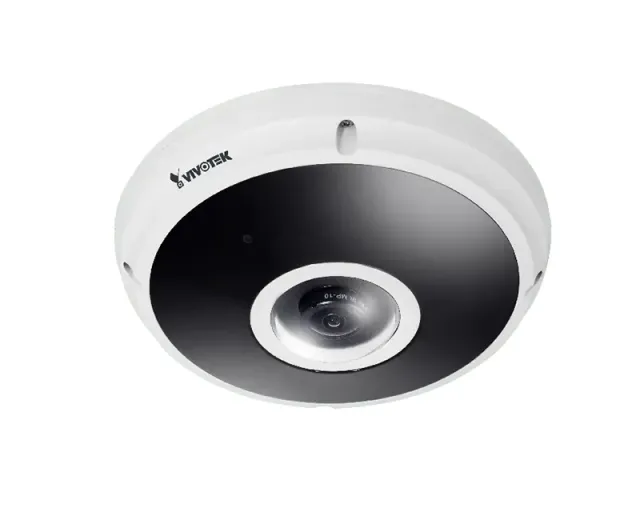 Vivotek FE9382-EHV Fisheye 360° 5-MPix IP66 (-40°C~+55°C) anti-vandal IK10 dan-noć IP kamera, 30 fps@1920x1920, H.265, IR 20m, WDR Pro, SNV, Smart Stream III, Dewarping, mikrofon, Trend Micro IoT Security, EN50155