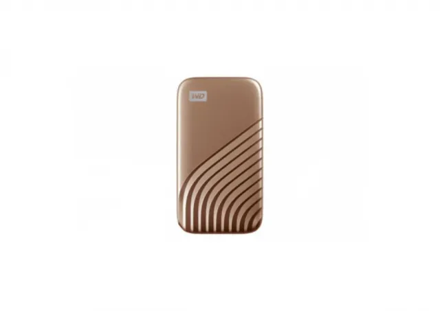 WD 500GB My Passport SSD - Portable SSD, up to 1050MB/s Read and 1000MB/s Write Speeds, USB 3.2 Gen 2 - Gold 67769