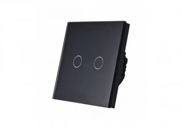Wi-Fi pametni prekidač 2G TUYA Crni NN (WIFI TOUCH SWITCH)