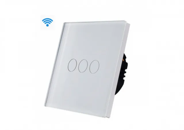 Wi-Fi pametni prekidač 3G TUYA Beli NN (WIFI TOUCH SWITCH)