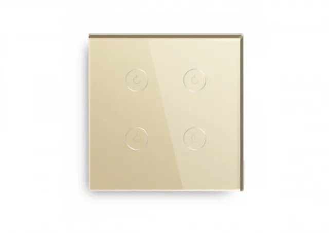 Wi-Fi pametni prekidač 4G TUYA Zlatni (WIFI TOUCH SWITCH)