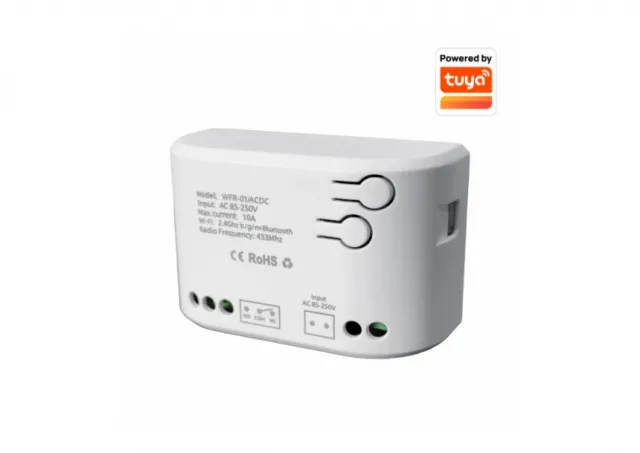 Wi-Fi smart relejni prekidač, 1 izlaz WFR-01/ACDC