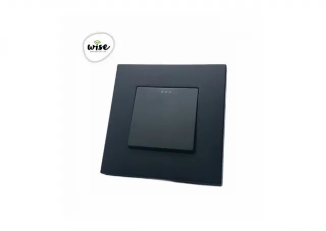 Wise Prekidač mehanički, 1 taster, PVC mat panel PM80001